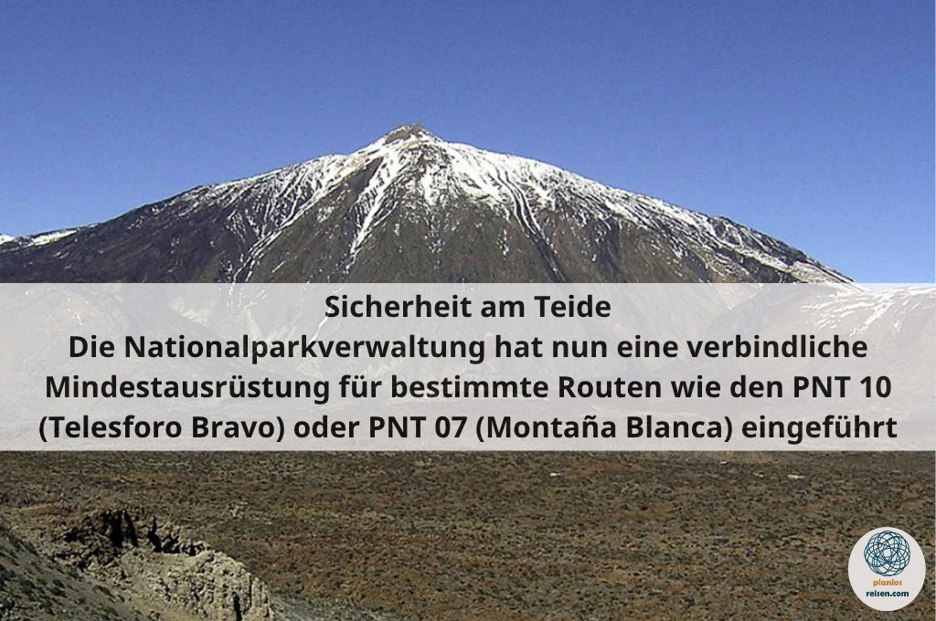 Sicherheit am Teide